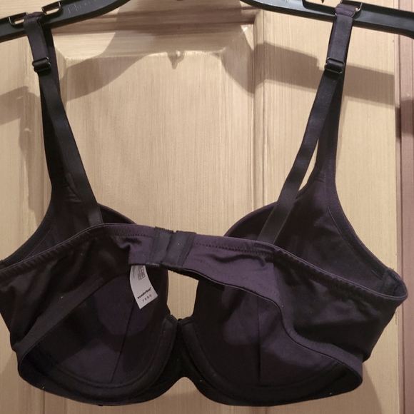Bra 38C wonderbra black #7880 underwire padding - Picture 2 of 3